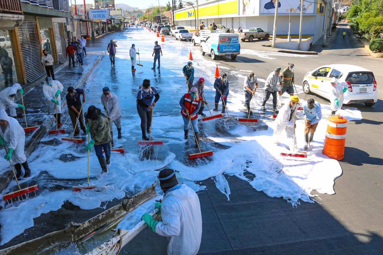 Street sanitation Sonora
